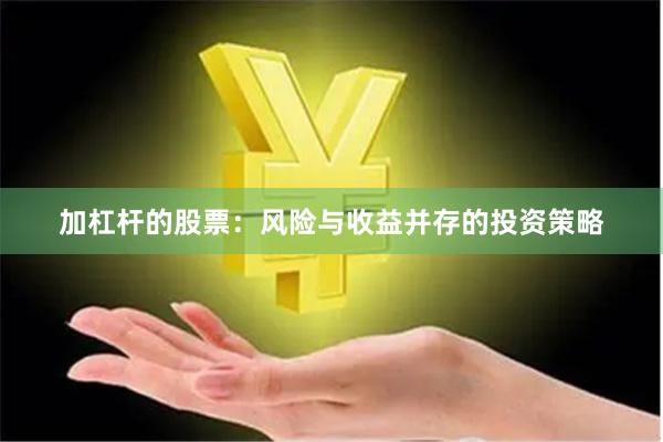 加杠杆的股票：风险与收益并存的投资策略